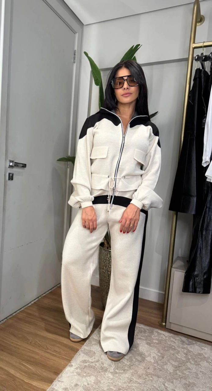 Conjunto Olivia Tricô