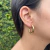 Argola Clássica Grossa- Dourado - comprar online