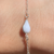 Pulseira Gota Pedra Branca na internet