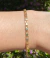 Pulseira Pulseira Elo Português com Coração - Dourado na internet