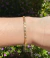 Pulseira Pulseira Elo Português com Coração - Dourado - comprar online