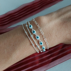 Pulseira 6 Olho Grego