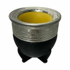 Mate imperial PVC Negro Virola Cincelada en internet