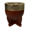 Mate Imperial Marrón Guarda Floreada - comprar online