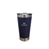 Vaso térmico con destapador Azul