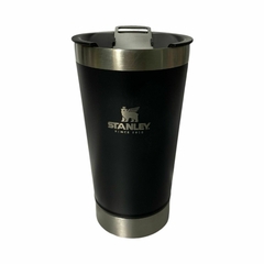 Vaso térmico con destapador Negro