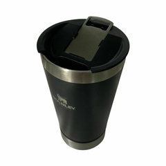 Vaso térmico con destapador Negro - comprar online