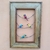 Quadro decorativo pássaros no arame farpado