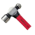 Martelo bola cabo de fibra 700GR - R92120528 - GEDORE RED-3369885 - comprar online