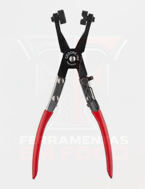 Alicate para Abraçadeiras Elásticas Ponta Curva R19401002 Gedore Red