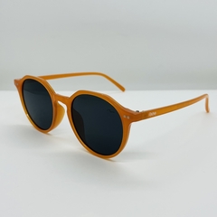 Óculos de sol redondo laranja - comprar online