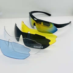 Óculos de sol ciclista 5 lentes