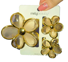 Broches x3 flores Mely - comprar online