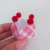 Forminha pompom xadrez vermelho - comprar online