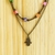 Colar Pingente Duplo - comprar online