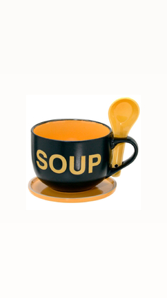 Caneca De Cerâmica Para Sopa na internet