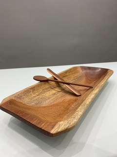 Saladeira De Madeira | Tábua De Madeira Artesanal 40x06cm