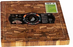 Tábua Carne Churrasco Madeira Invertida Teca - comprar online