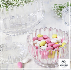 Potiche Decorativo Em Cristal C/ Tampa Geneva Wolf - comprar online