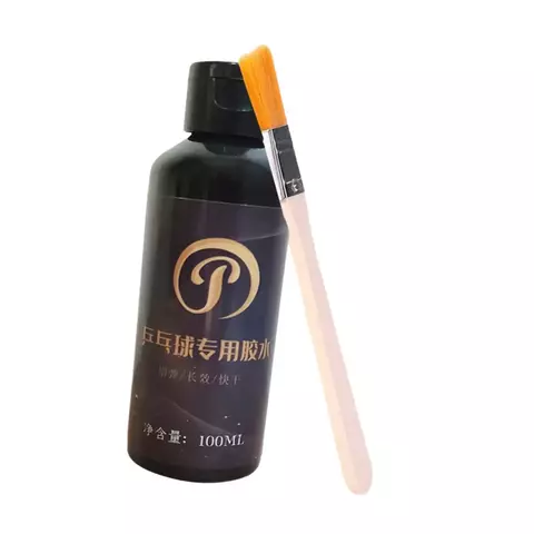 Cola com pincel tênis de mesa cola de ping pong pequena 100ml - comprar online