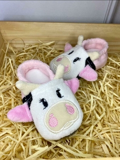 PANTUFINHA VAQUINHA MEL