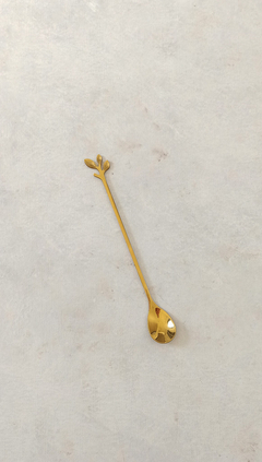 CUCHARA ACERO HOJAS LARGA