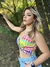 Top Cropped Estampado na internet