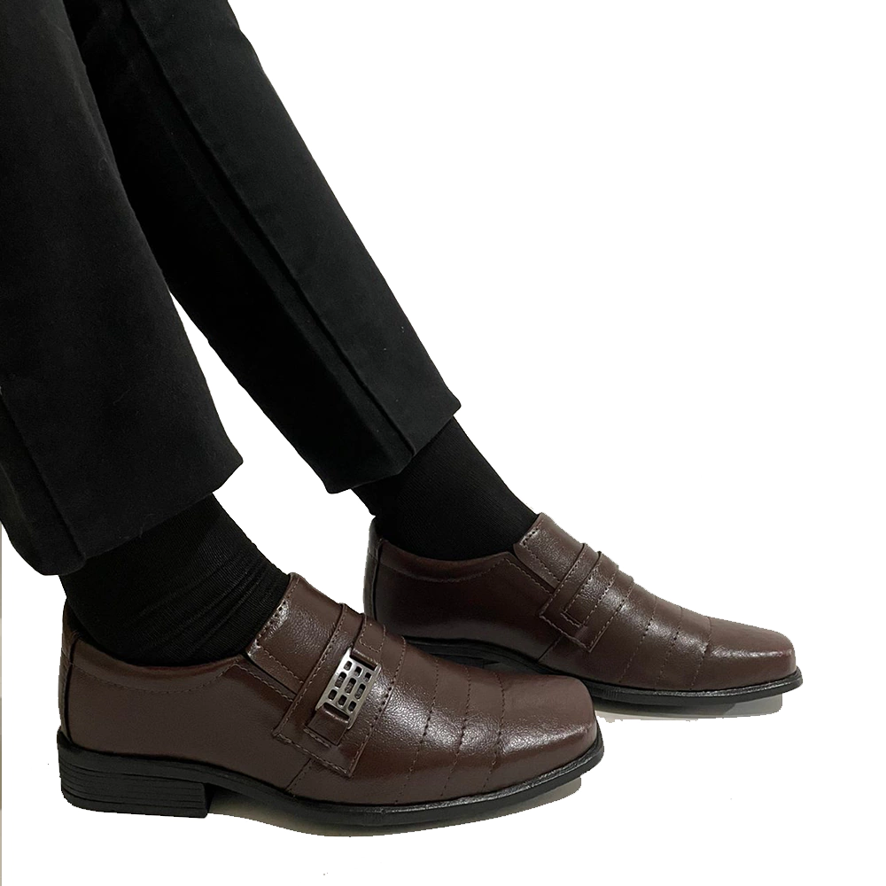 Sapato Infantil Social Verniz C/ Elástico Pajem Casamento Sola Borracha