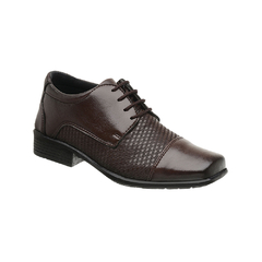 2 Pares Sapato Infantil Social De Amarrar Preto e Café KIT30 na internet