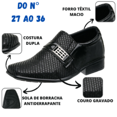 KIT 3 Pares Sapato Social Infantil Preto Verniz Super Macios Linha Premium KIT29 - BRATTO OFICIAL