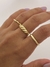 KIT #01 COM ANÉIS REGULÁVEIS DOURADO