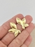BRINCO MEIA FLOR DOURADO - comprar online