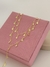 COLAR GRAVATA GOTINHAS DOURADO - comprar online