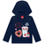Conjunto Blusão com Gorro e Calça Moletom Flanelado Menina Kyly / Mescla - Azul Marinho - loja online