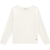 Casaquinho Infantil Menina em Tricot Milon / Off-White-Azul Marinho-Preto