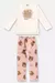 Conjunto Infantil com Blusa e Calça Legging Peluciada Up Baby / Off White na internet