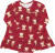 Vestido Ursinho em Cotton com Body Pulla Bulla / Vermelho - Rosa na internet