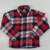 Camisa Xadrez Dito - Vermelho e Azul Marinho