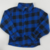 Camisa Xadrez Chitãozinho - Azul e Preto