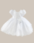 Vestido Infantil Nelu Manga Curta REF: 3002 - Branco