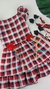 Vestido de Festa Junino Candinha - Vermelho e Branco - comprar online