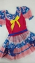Vestido De Festa Junino Lúcia - Rosa e Azul na internet