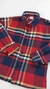 Camisa Xadrez Jorginho - Vermelho e Azul Marinho