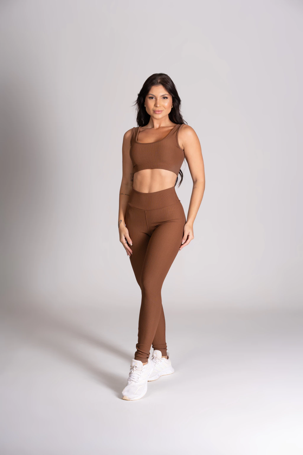 Conjunto Fitness Canelado - flow