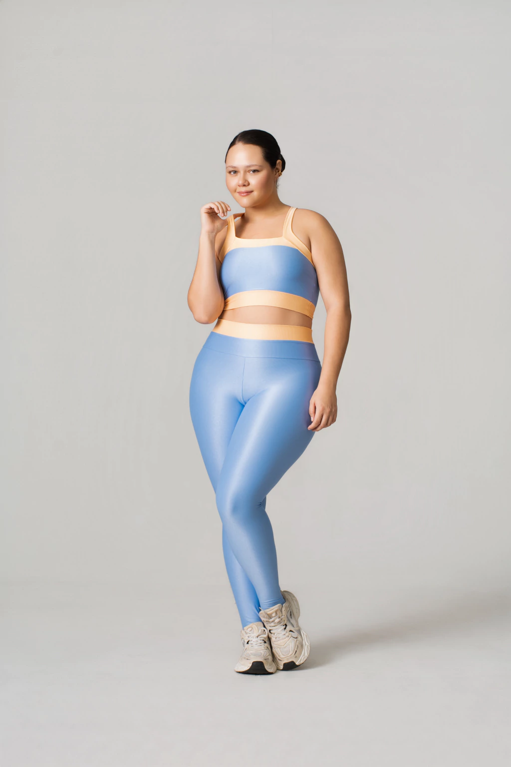 Conjunto Plus Size bicolor