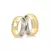 Aliança de Aço e Ouro 10K 7,3 mm Anatômica Friso Central - comprar online