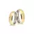 Aliança de Aço e Ouro 10K 6,3 mm Anatômica - comprar online