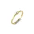 Anel Solitário de Noivado Pedras de Zirconia Ouro 750 (18k)