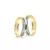 Aliança de Aço com Ouro 10K 5,3mm Reta Chanfrada - comprar online