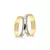 Aliança de Aço com Ouro 10K 4mm Envelopada reta - comprar online